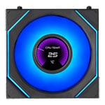 Lian Li Uni Fan SL-INF LCD Flex 120mm Black Reverse Blade ARGB PWM Fan