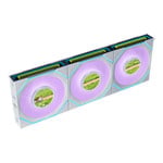 Lian Li Uni Fan SL-INF LCD Flex 120mm White Reverse Blade ARGB PWM Triple Fan Pack