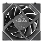 Lian Li Uni Fan TL LCD Flex 120mm Black ARGB PWM Reverse Blade Triple Fan Pack
