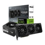ASUS PRIME NVIDIA GeForce RTX 5080 OC Graphics Card with ASUS TUF Gaming GOLD 850W PSU Bundle