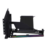 Refurbished 200mm Lian Li 4-slot Vertical GPU Kit v4 with ARGB PCIe 5.0 Riser Black