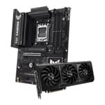 ASUS PRIME NVIDIA GeForce RTX 5080 OC Graphics Card with ASUS TUF GAMING B850-PLUS WIFI Motherboard
