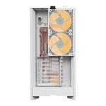 Refurbished Montech HS01 PRO White Reversible Mid Tower PC Case inc 5x ARGB Fans
