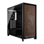 CORSAIR FRAME 5000D WOOD RS Black / Walnut Tempered Glass Mid Tower ATX PC Case