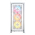 CORSAIR FRAME 4000D LCD RS ARGB White Tempered Glass Mid Tower ATX PC Case with 14.5" XENEON EDGE