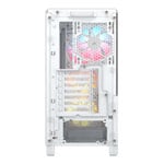 CORSAIR FRAME 4000D LCD RS ARGB White Tempered Glass Mid Tower ATX PC Case with 14.5" XENEON EDGE