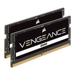 Refurbished CORSAIR Vengeance Black 64GB 5200MHz DDR5 SODIMM Memory