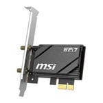 MSI HERALD BE6500 Wi-Fi 7 High Gain Wireless PCIe x1 Adapter