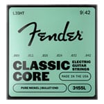 Fender Classic Core Bullets™ 3155L Guitar Strings, Pure Nickel, Bullet End, Gauges .009-.042