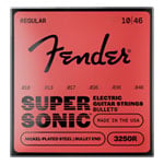 Fender SuperSonic™ Bullets® 3250R Guitar Strings, Nickel-Plated Steel, Bullet End, Gauges .010-.046