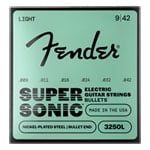 Fender SuperSonic™ Bullets® 3250L Guitar Strings, Nickel-Plated Steel, Bullet End, Gauges .009-.042