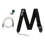 Fender Accessories Bundle Pack - Cable, Tuner, Strap