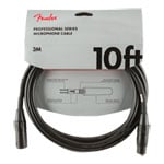 Fender Professional Series Microphone Cable, 10ft, Black