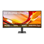 LG UltraWide 34U620B-B 34" 1800R 2K 144Hz FreeSync Premium HDR10 VA Curved Monitor