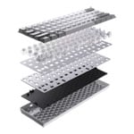 CORSAIR CLIPPER PRO MINI 60 Wired White Hall Effect 60% RGB Gaming Keyboard