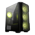 MSI MAG FORGE M120R AIRFLOW Black Tempered Glass MicroATX Tower PC Case