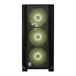 MSI MAG FORGE M120R AIRFLOW Black Tempered Glass MicroATX Tower PC Case