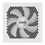 MSI MAG A1000GL PCIE5 WHITE 1000W Fully Modular 80+ Gold ATX 3.1 Black Power Supply