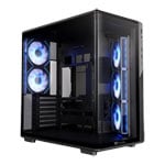 Thermaltake View 590 TG ARGB Black Dual Chamber Mid Tower Tempered Glass PC Case