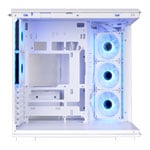 Thermaltake View 590 TG ARGB Snow White Dual Chamber Mid Tower Tempered Glass PC Case