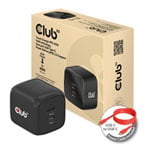 Club 3D 45W GaN Technology USB Travel Charger with PD3.0 Support