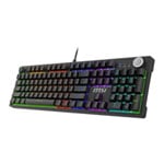 MSI FORGE GK320 Wired Black Red Switch UK RGB Mechanical Gaming Keyboard
