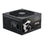 MSI MAG A1000PLS PCIE5 1000W Fully Modular 80+ Platinum ATX 3.1 Black Power Supply