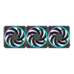 Refurbished Fractal Design Momentum 14 RGB 140mm Fractal-Connect PWM Cooling Fan Black (3-Pack)