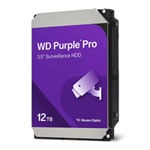 WD Purple Pro WD122PURP 12TB 3.5" SATA III 7200RPM CMR HDD / Hard Disk Drive