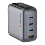 Verbatim Mini GaN Charger 140W 4-Port PD3.2 / QC3 Travel Wall Charger