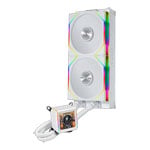 Lian Li Galahad II LCD 280 White with UNI FAN TL 140 Wireless ARGB Fans