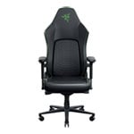 Iskur V2 NewGen Black / Green EPU Leather Adjustable Gaming Chair