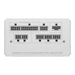 CORSAIR RM1000e ThermalProtect 1000W Fully Modular Cybenetics Platinum ATX 3.1 White Power Supply