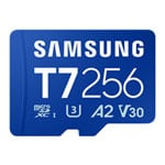 Samsung T7 256GB A2 V30 microSDXC UHS-I SD Card
