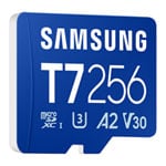 Samsung T7 256GB A2 V30 microSDXC UHS-I SD Card