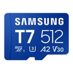 Samsung T7 512GB A2 V30 microSDXC UHS-I SD Card