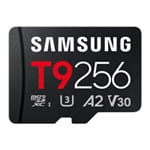 Samsung T9 256GB A2 V30 microSDXC UHS-I SD Card