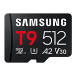 Samsung T9 512GB A2 V30 microSDXC UHS-I SD Card
