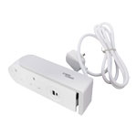 Tower 1.5 Metre Portable 2 Socket Travel Mains Clip-On Extension Lead White