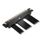 CORSAIR Premium PCIe 5.0 x16 Black 175mm GPU Riser Cable