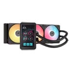 CORSAIR iCUE LINK TITAN II 360 RX LCD Black All in One Liquid CPU Cooler