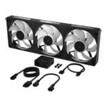 CORSAIR iCUE LINK RX360 II Unified Frame RGB Black PWM Fan w/ Hub
