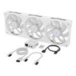 CORSAIR iCUE LINK RX360 II Unified Frame RGB White PWM Fan w/ Hub
