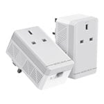 Refurbished Mercusys MP300P KIT AV600 Passthrough Powerline Starter Kit