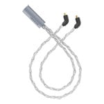 Dekoni Audio Ensemble Y-Split MMCX IEM Connectors with Silver Plated Copper Braided Cable