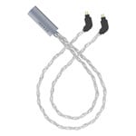 Dekoni Audio Ensemble Y-Split 2-Pin IEM Connectors with Silver Plated Copper Braided Cable