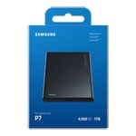 Samsung P7 1TB USB4 Black Portable External SSD