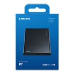 Samsung P7 4TB USB4 Black Portable External SSD