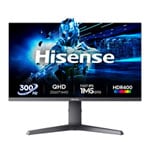 Open Box Hisense 27G6QUK 27” QHD 300Hz Freesync Premium HDR400 Fast IPS Gaming Monitor