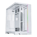 Refurbished Lian Li O11 Dynamic EVO XL, White Full Tower Tempered Glass Dual Chamber PC Gaming Case